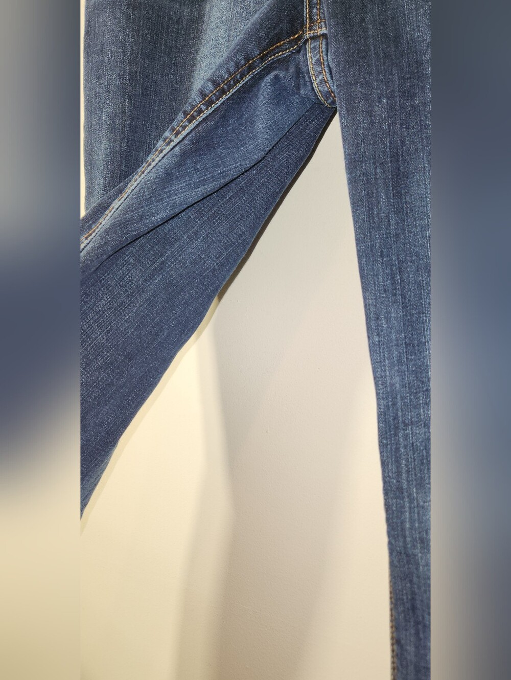 🖤💙Boot Cut High-Rise Tighter Tummy Tech Lane Bryant Dark Blue Jeans 20S SHORT - Picture 6 of 12